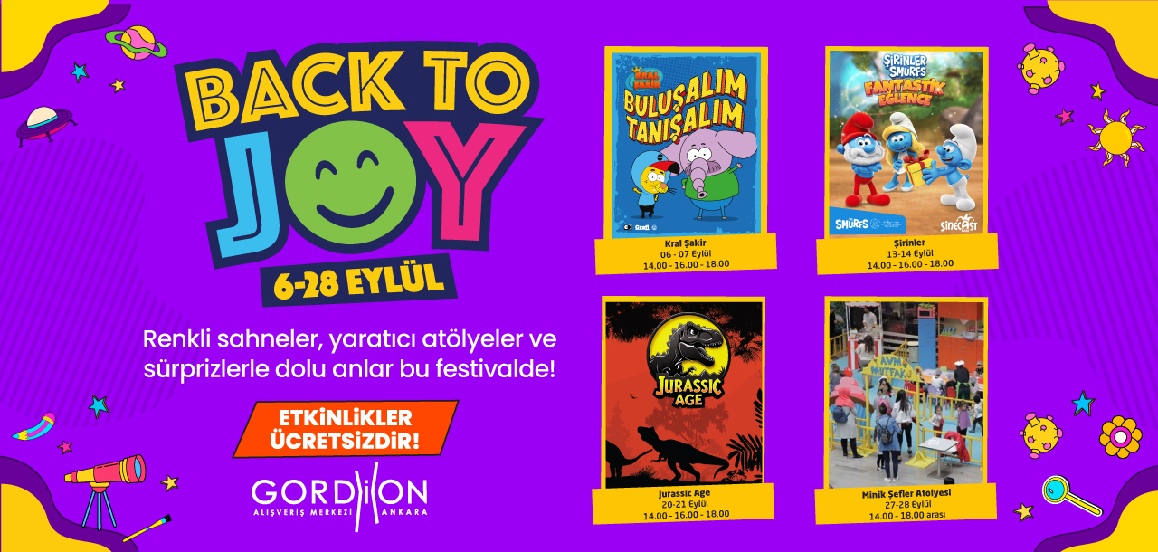 Renkli sahneler, yaratıcı atölyeler ve sürprizlerle dolu anlar bu festivalde!